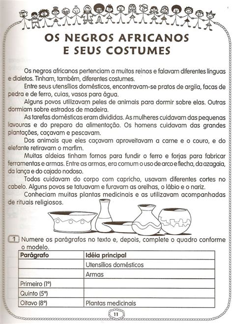 Atividades Sobre Comunidades Quilombolas Ano Educa