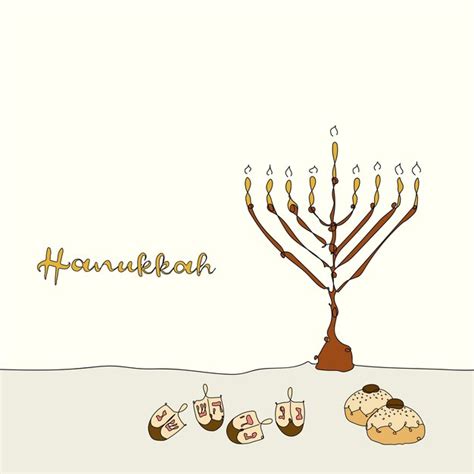 Premium Vector Jewish Holiday Hanukkah Celebration Banner