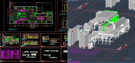 161details Of Layout Design A Commercial Kitchen In Autocad File