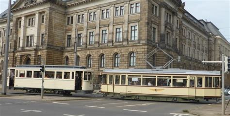 Dresden Jahre Stra Enbahnmuseum Jahre Tatra Wagen In Dresden