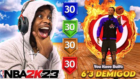 NEW 2 WAY 3PT SHOT CREATOR BUILD Is A DEMIGOD NBA 2K23 6 3 DEMIGOD