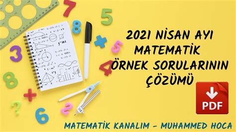 2021 Lgs Nİsan Ayi Matematİk Örnek Sorularinin ÇÖzÜmÜ Youtube