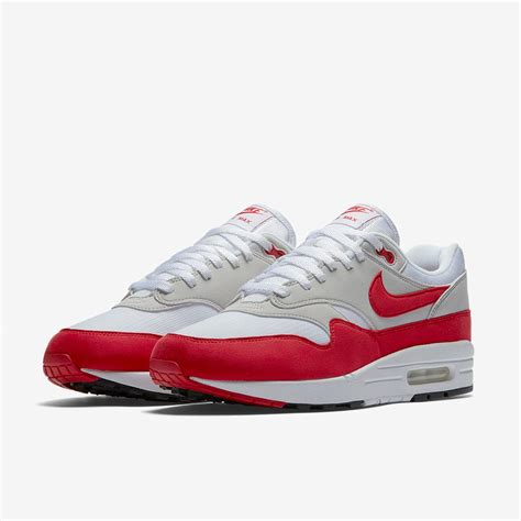 Nike Air Max 1 Anniversary White & University Red | END. (US)