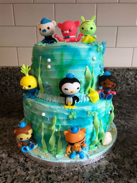 Octonauts. Air brushed cake. Octonauts Cake, Types Of Cakes, Birthday Cakes, Occasion, Air ...