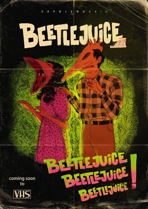 Beetlejuice Coming Soon To Vhs On Behance Art Collage Wall Movie Poster Wall Poster Prints