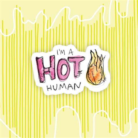 Hot Human Sticker Scribble Lady