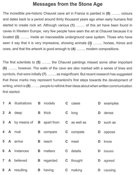 B2 First Reading And Use Of English Part 1 And Part 5 Ac English