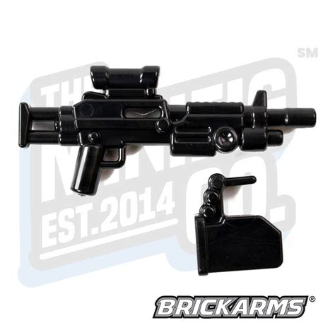 M249 SAW Para w/Ammo Can (Black) | The Minifig Co.