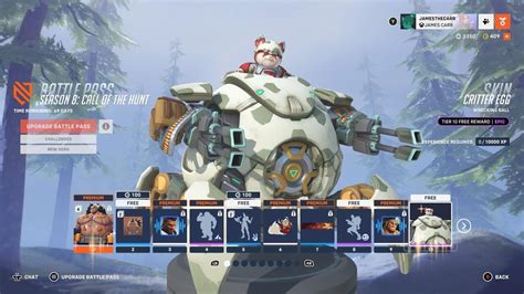 Overwatch Season Call Of The Hunt Battle Pass Rewards All Skins