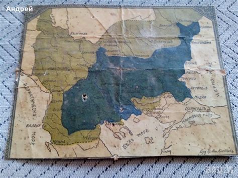 Стара карта на Балканите в Антикварни и старинни предмети в гр. Перник ...