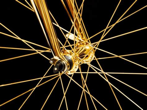 Bicicleta De Oro Quilates Por Goldgenie Atracci N