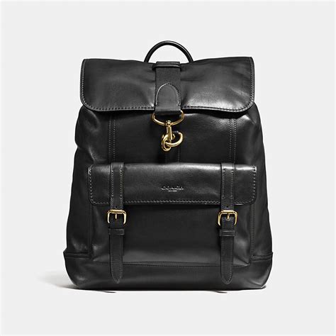 Equal Parts Rugged And Refined The Bleecker Backpack Combines Coach