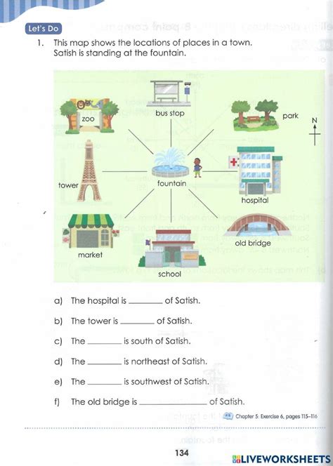 Compass Directions And Angles Online Exercise For Live Worksheets