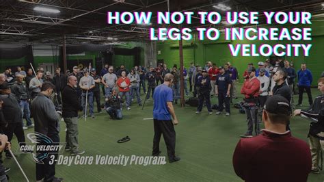 How Not To Use Your Legs To Increase Pitching Velocity 🌪 Core Velocity