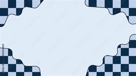 aesthetic blue checkerboard, gingham pattern frame background ...