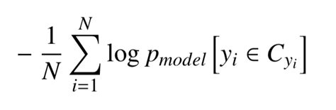 Mathematical Formula For Categorical Cross Entropy · Issue 6444