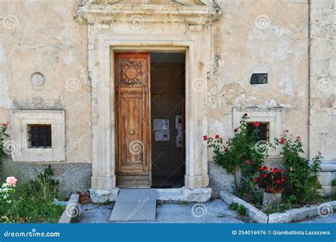 The Village Of Campo Di Giove In Abruzzo Italy Stock Photo Image Of