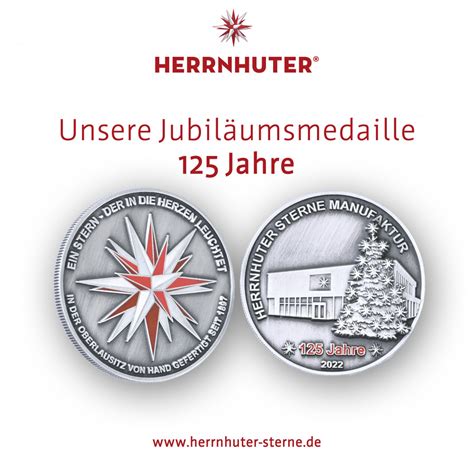 Medaille 125 Jahre Herrnhuter Sterne