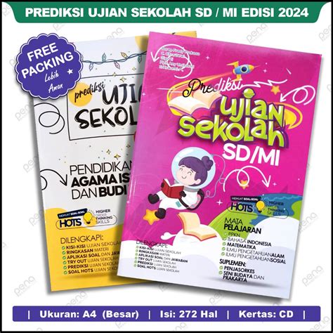 Jual Prediksi Ujian Sekolah Jenjang Sd Mi Terbaru Penerbit Pn