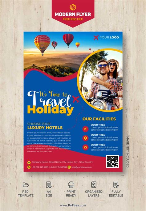 Free Tour Travel Agency Flyer Template PSD PsFiles