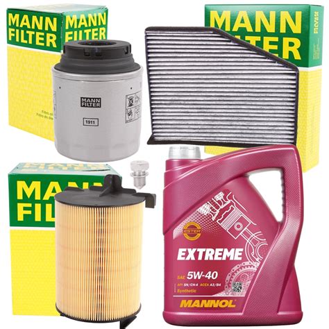 Mann Filter Inspektionspaket Motor L W Mannol Extreme Autoteile