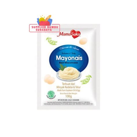 Mamasuka Mayonaise Original Mayonais Mayo Sachet G Shopee Indonesia