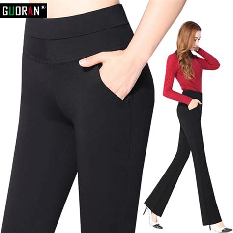 Pantalones Acampanados De Terciopelo Para Mujer Ropa Cálida Informal Formal Para Oficina