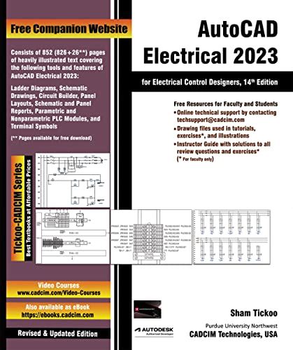 AutoCAD Electrical 2023 For Electrical Control Designers 14th Edition