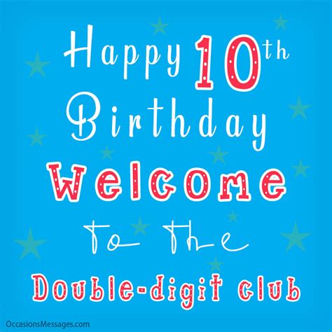 Happy Birthday Poems For 10 Year Old Sitedoct Org