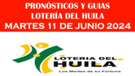 Loteria Del Huila Resultado Premio Mayor Hoy Martes Chances