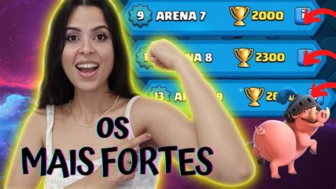 OS MELHORES DECKS PARA AS ARENAS 7 8 9 ClashRoyale ARENA REAL PICO