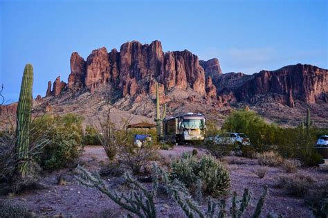 Camping At Lost Dutchman State Park In Arizona