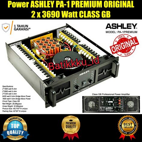 Jual Power Ashley Pa Pa Pa Premium Original Ch X Watt