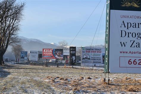 Zakopane idzie na wojnę z reklamami Gotowa jest już nowa uchwała