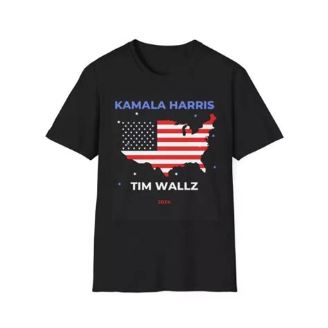 Harris Walz 2024 Kamala Harris 2024 Tim Walz 2024 Unisex T Shirt £22 88