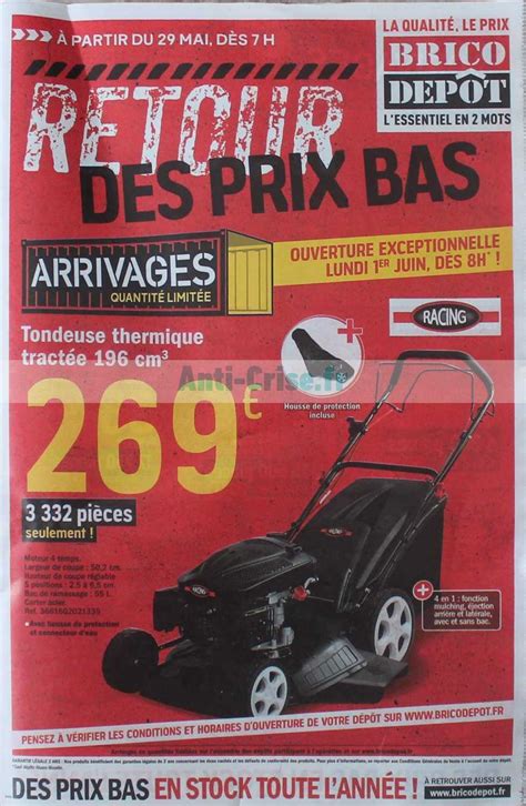 Anti Crise Fr Catalogue Brico D P T Du Mai Au Juin Brico