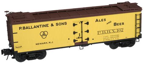 Atlas 8173 O 40 Wood Reefer Ballantine Beer 3 Rail Trainz