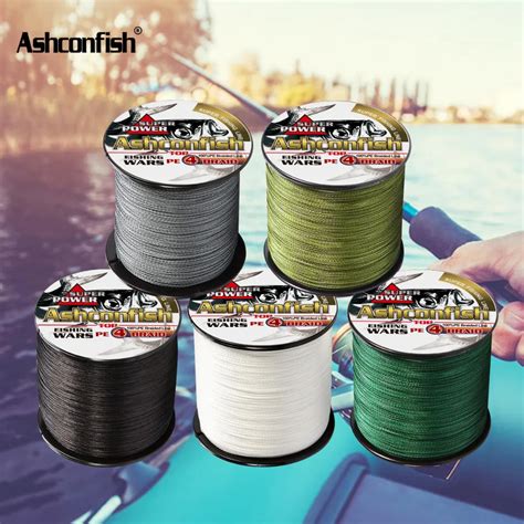 Ashconfish Tran Ado Linha 4 Fios 500m 1000m Jap O Multifilament 6