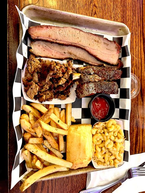 [i Ate] Bbq Brisket St Louis Style Ribs Pulled Pork French Fries Mac N Cheese And