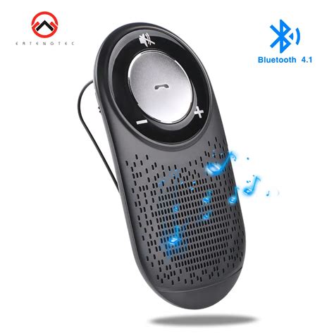 T828 Bluetooth Car Kit Mic Handsfree Noise Cancelling Speakerphone For ...