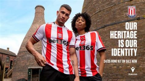 Nova Camisa Titular Do Stoke City Macron Mdf Descubra O