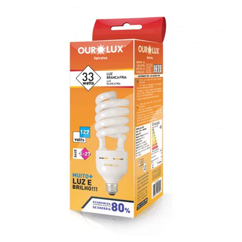 LAMPADA ESPIRAL 33W 127V OUROLUX Couto Materiais