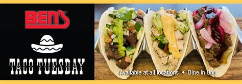 Taco Tuesday Promotions And Specials Bens Kosher Ny Deli