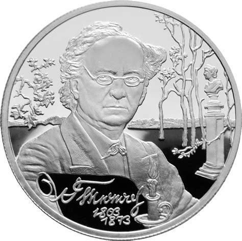 Russland 2 Rubel 2003 200 Jahre Fedor Tjucev Dichter Und Philosoph