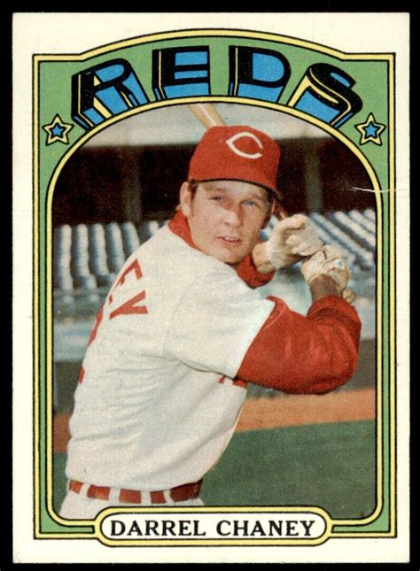 1972 Topps Darrell Chaney EX Cincinnati Reds 136 EBay