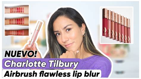 Nuevo Charlotte Tilbury Airbrush Flawless Lip Blur Test De Larga