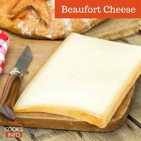 Beaufort Cheese - CooksInfo