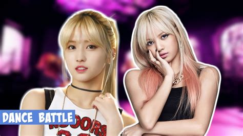 Dance Battle Blackpink Lisa Vs Twice Momo Youtube