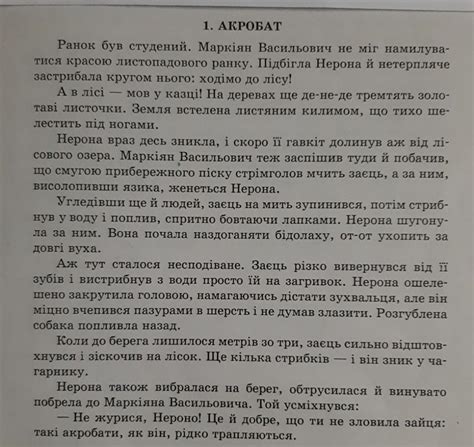 помогите пожалуйста!!!! срочно!!!! придумать абзацы текста "Акробат" Г ...