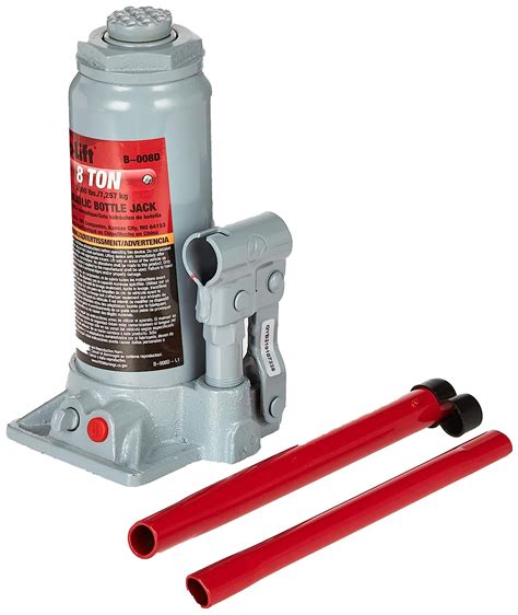 Pro Lift B D Grey Hydraulic Bottle Jack Ton Capacity Amazon In